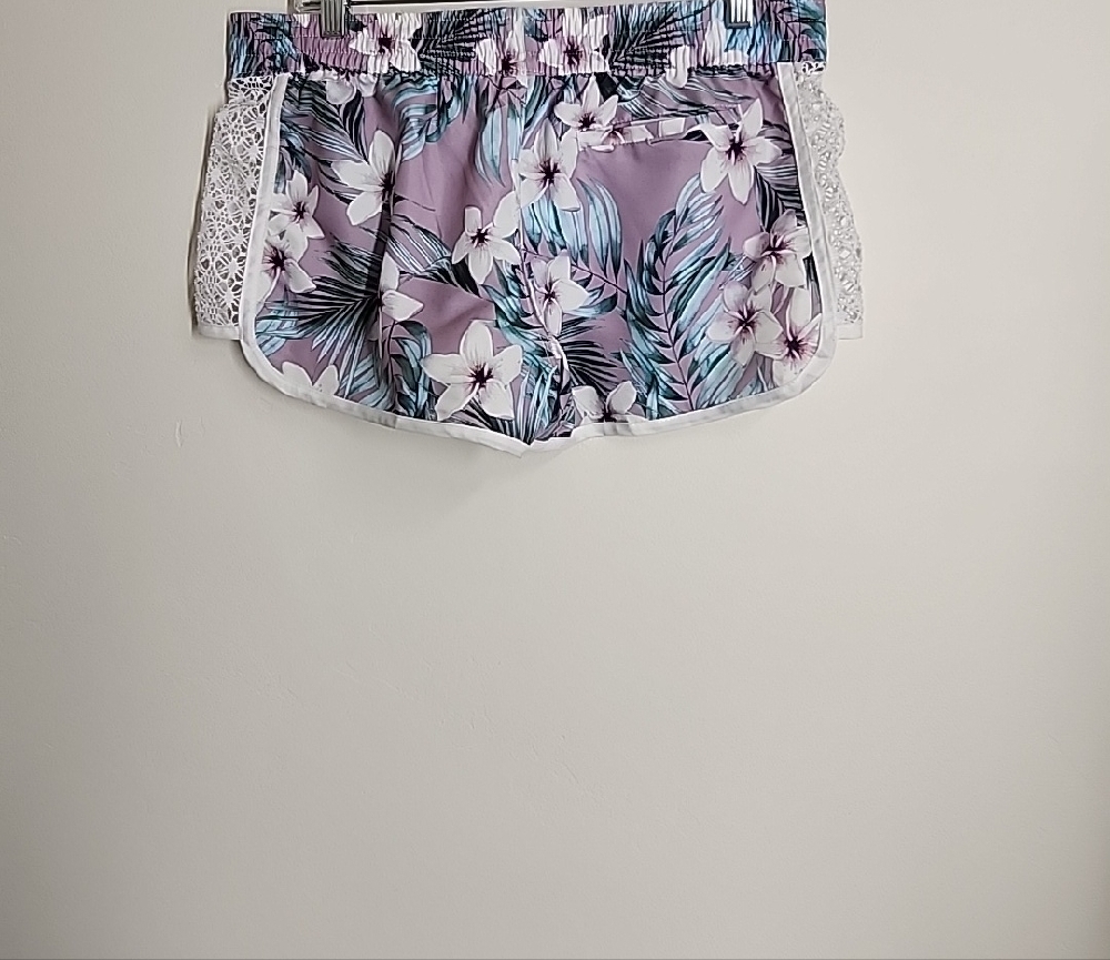 Raya Sun Lilac Floral Swim Shorts Size XL.   #C03 - Picture 12 of 12